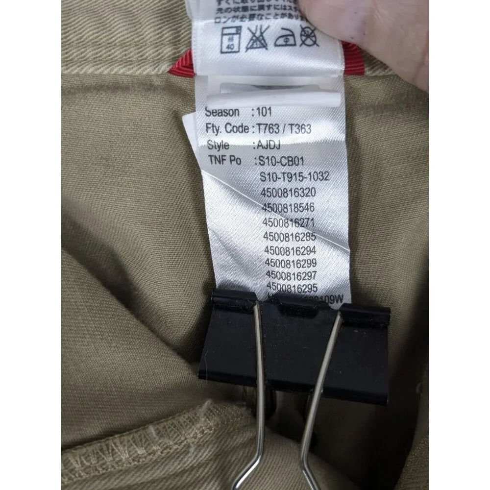 The North Face Pants Men's 40‎ Short Beige Chino Straight 100% Cotton